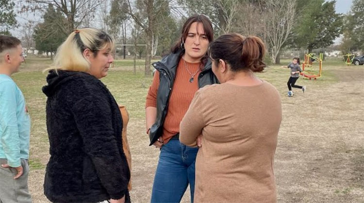 ​Vecinos de Dudignac recibieron a Male Defunchio
