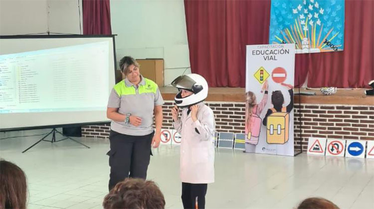 ​Continúa desarrollándose la campaña de Educación Vial