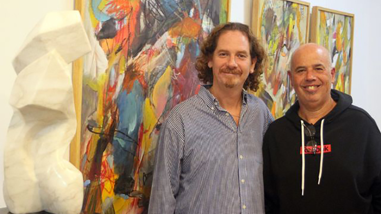 Pablo Blasberg y F&eacute;lix C&aacute;ceres inauguran muestra de arte abstracto en el Museo de Arte de Mercedes