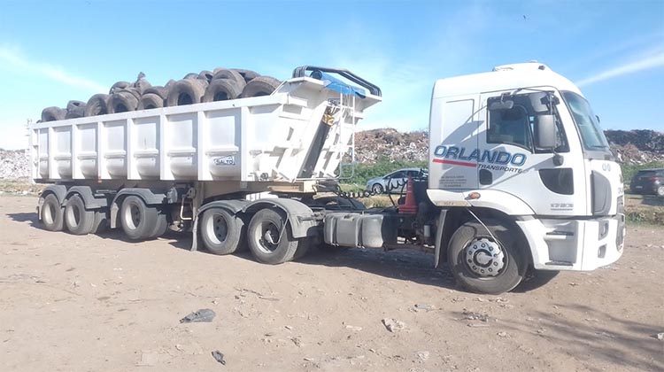 ​Nueva carga de neum&aacute;ticos