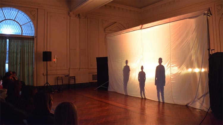 ​Se present&oacute; el Teatro de Sombras en el Sal&oacute;n Blanco