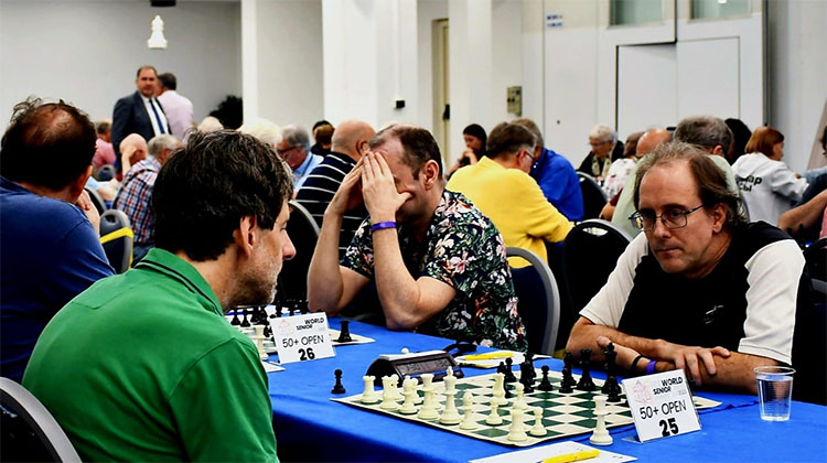 ​Ajedrez: Diego Mussanti est&aacute; disputando el Mundial Senior en Italia