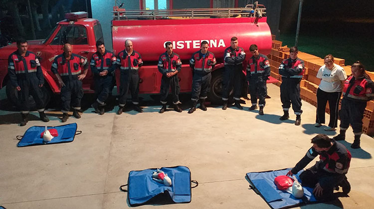 Bomberos brindó capacitaciones