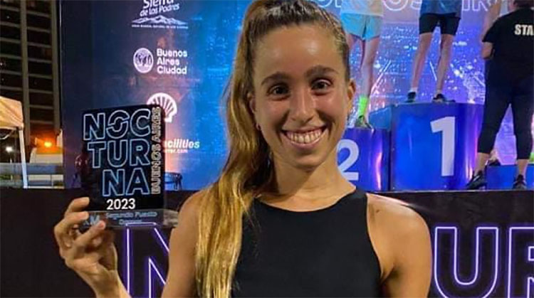 ​Fiorella Caviglia hizo podio en la Nocturna Buenos Aires 2023