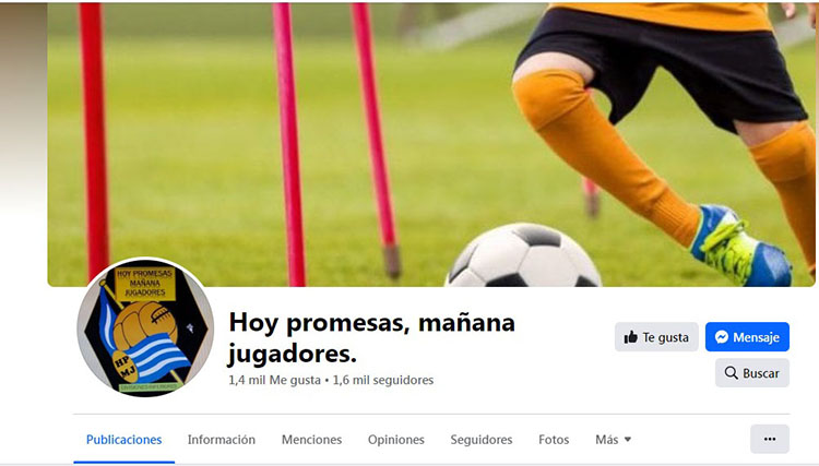 Hackearon página local de fútbol infantil