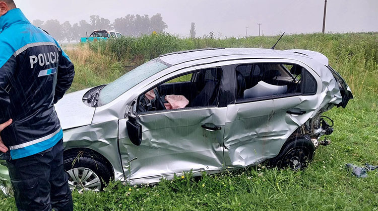 Vuelco en Ruta 5