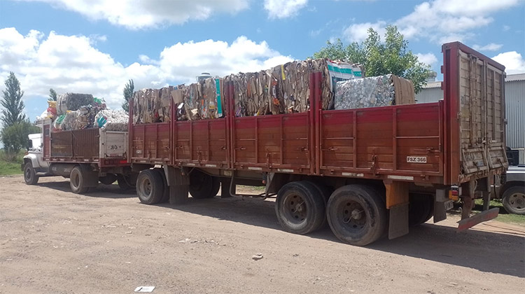 ​Nueva carga de reciclables