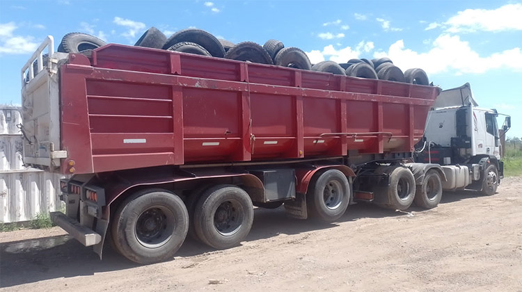 ​Nueva carga de neum&aacute;ticos