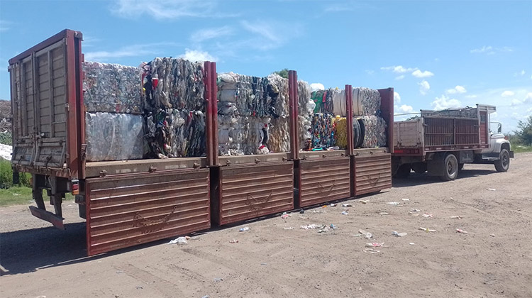 ​Primera carga de reciclables del a&ntilde;o