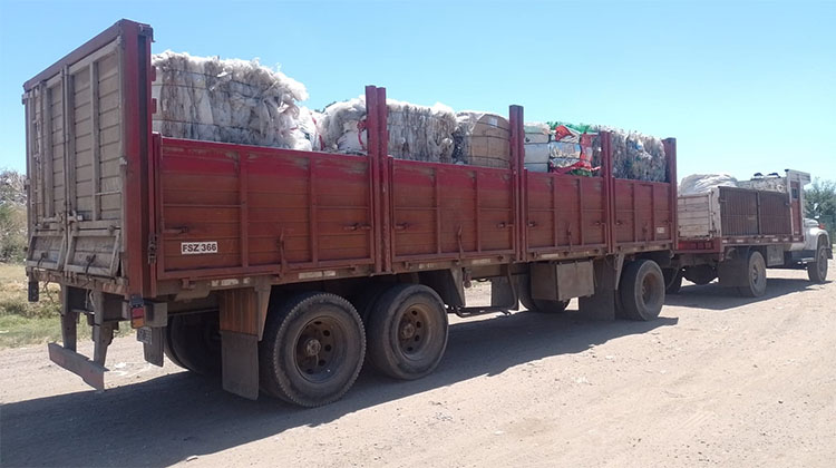 ​Nueva carga de reciclables