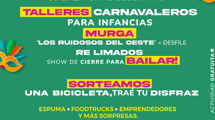 ​Vuelve el carnaval a la ciudad