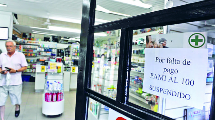 Farmacias bonaerenses no atienden PAMI
