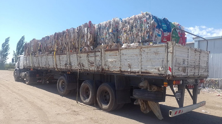 ​Nueva carga de reciclables