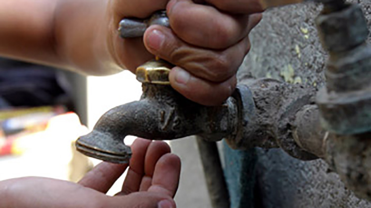 Corte de agua en Ciudad Nueva