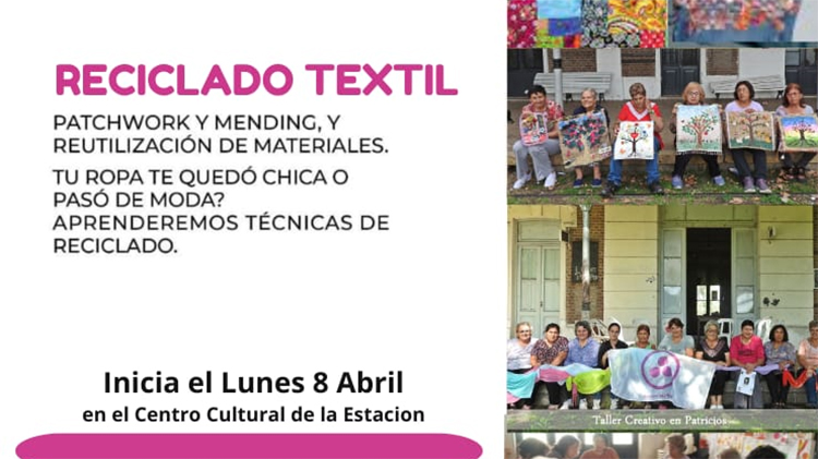 ​Taller de reciclado textil en Patricios