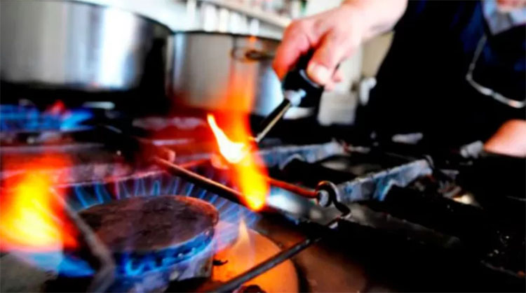 Zona fr&iacute;a de gas