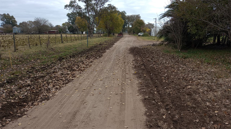 Reparación de calles en la localidad de French