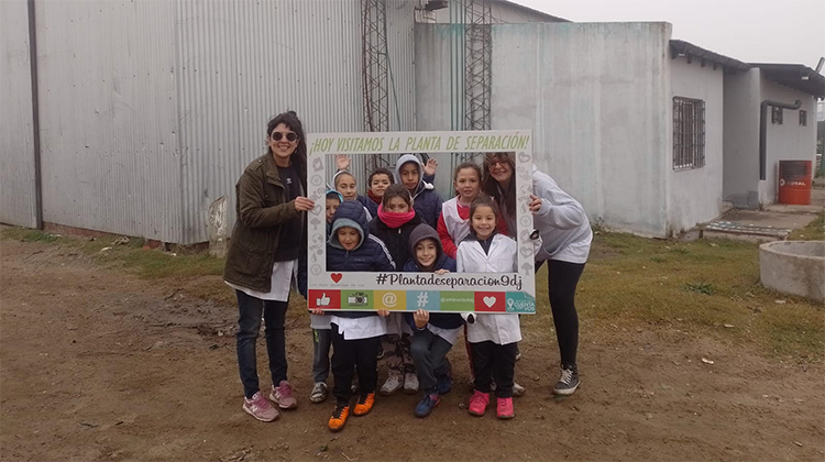 Visita a la planta de residuos