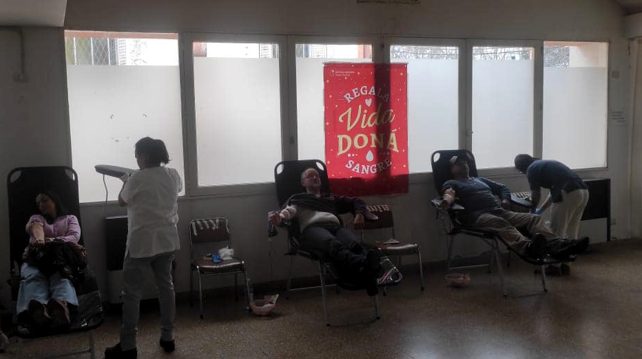 57 donantes se acercaron a la colecta de sangre 