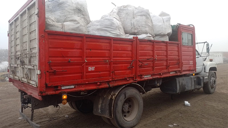 ​Nueva carga de reciclables