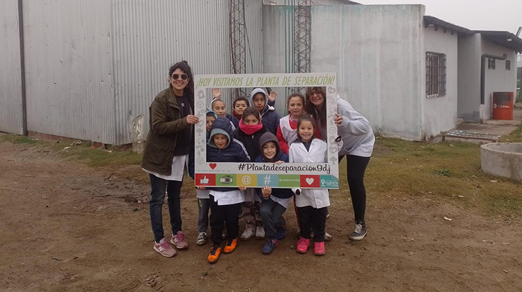 Visita a la planta de residuos