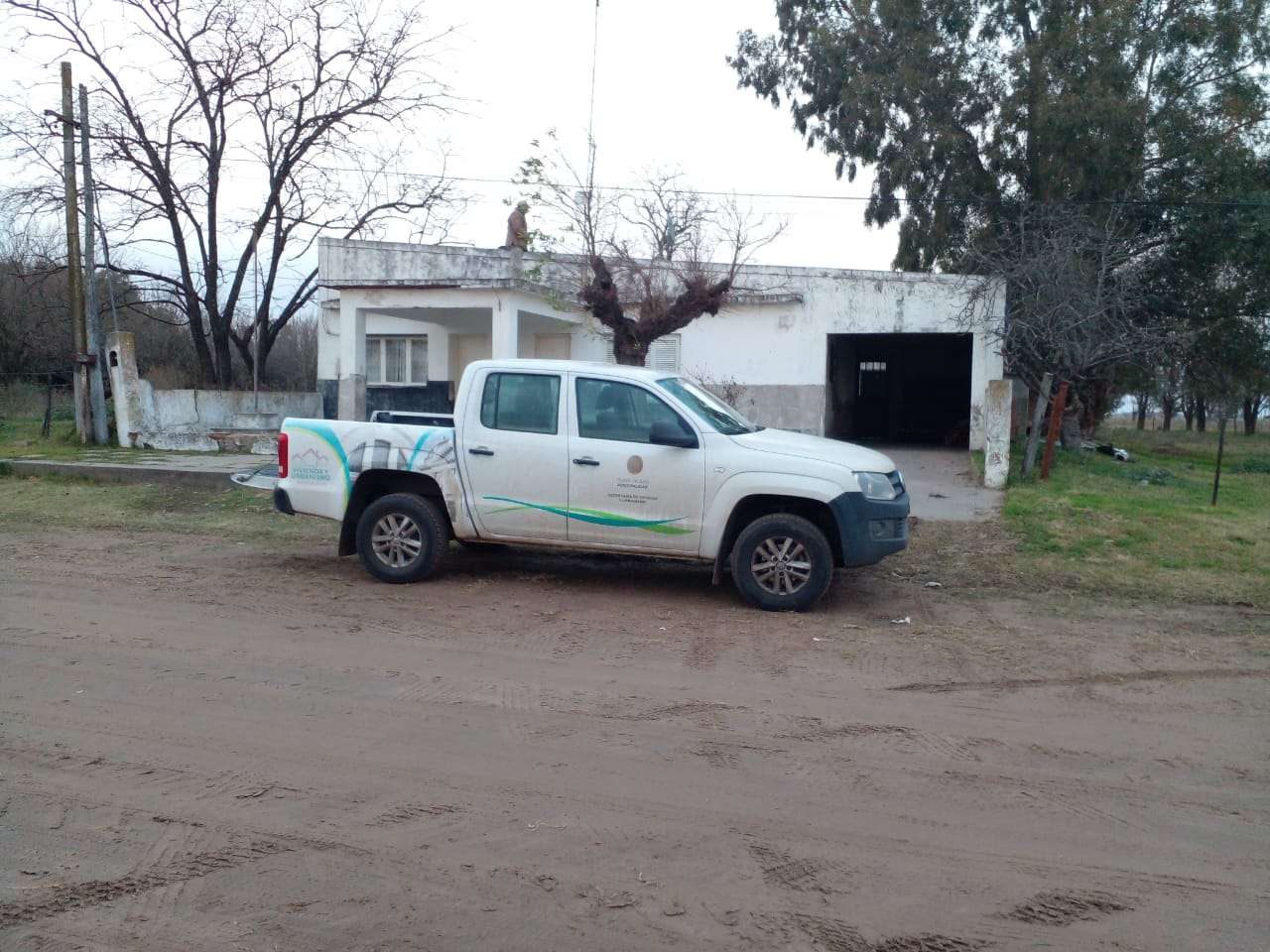 ​Trabajos de refacción en el Destacamento Policial de Morea