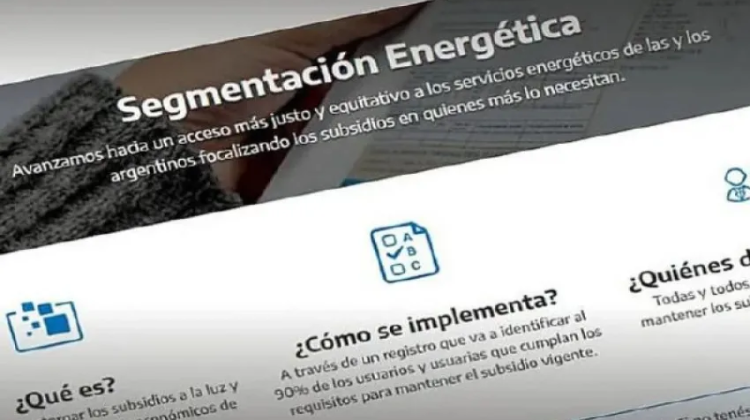 Segmentación: Subsidios a la luz y el gas