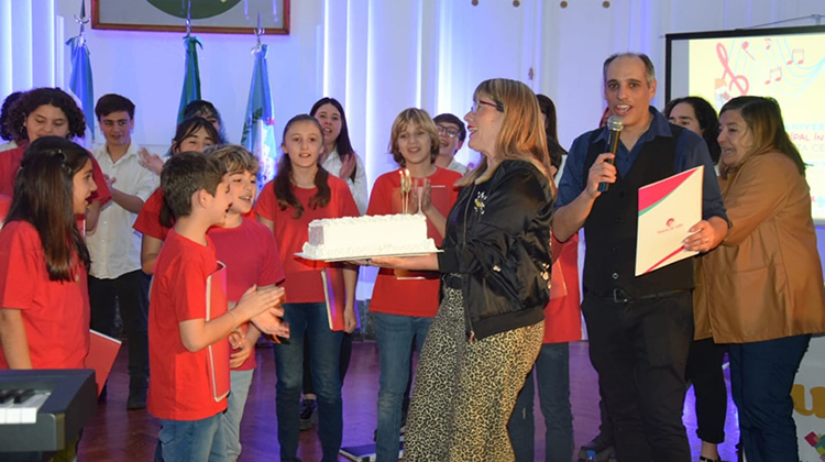​El Coro “Santa Cecilia” celebró sus 20 años