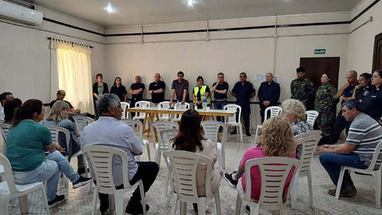 ​Autoridades de seguridad se reunieron con vecinos de French