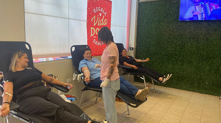 ​33 donantes se acercaron a la colecta de sangre