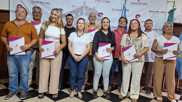 ​Gentile puso en funciones a los nuevos delegados municipales