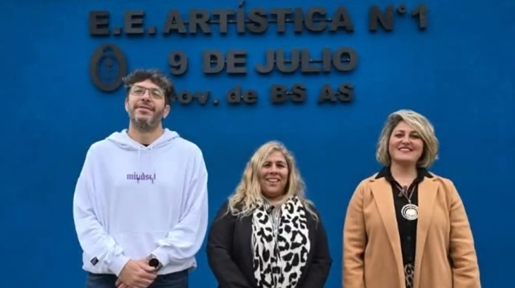 ​Presentaron el nuevo edificio de la Escuela de Educaci&oacute;n Est&eacute;tica N&deg;1