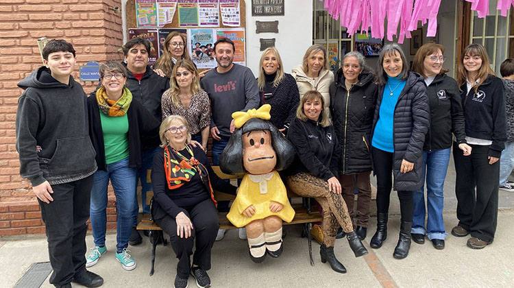 Mafalda lleg&oacute; a la Biblioteca Ingenieros