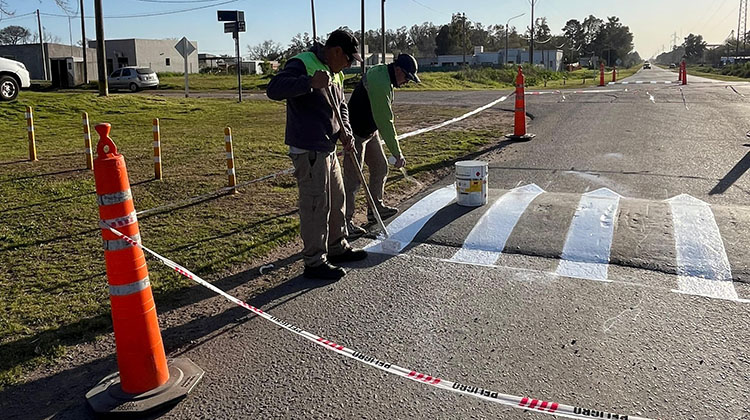 ​Nuevos trabajos de demarcación horizontal