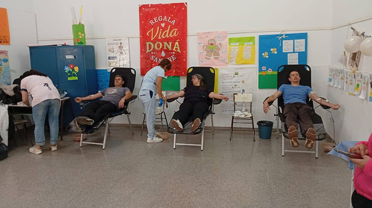37 donantes se acercaron a la colecta de sangre