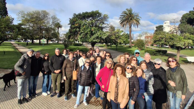 Se realiz&oacute; la caminata por lugares hist&oacute;ricos de 9 de Julio