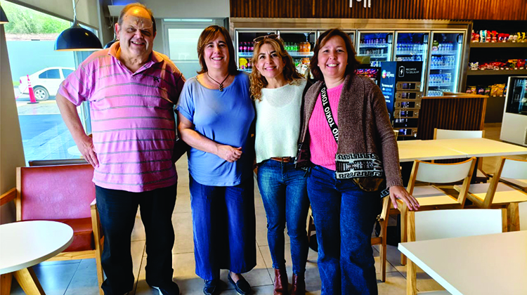 Elsa Llenderozas visitó Bragado