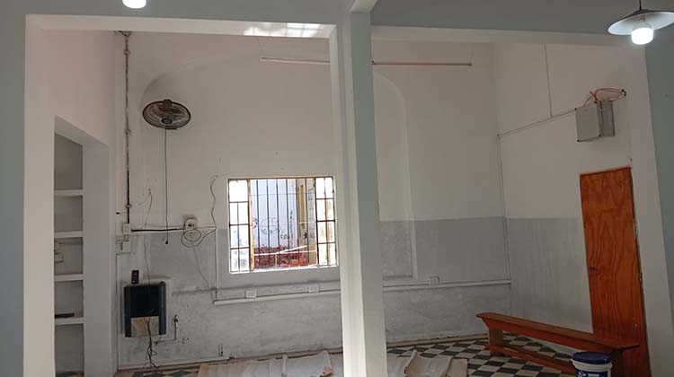 Siguen avanzando las obras en la EP N° 21  y la ES N° 15 de El Provincial