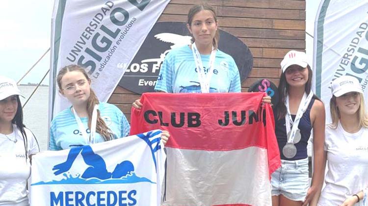 Nadadora de 9 de Julio segunda en la Maratón Acuática de Junín