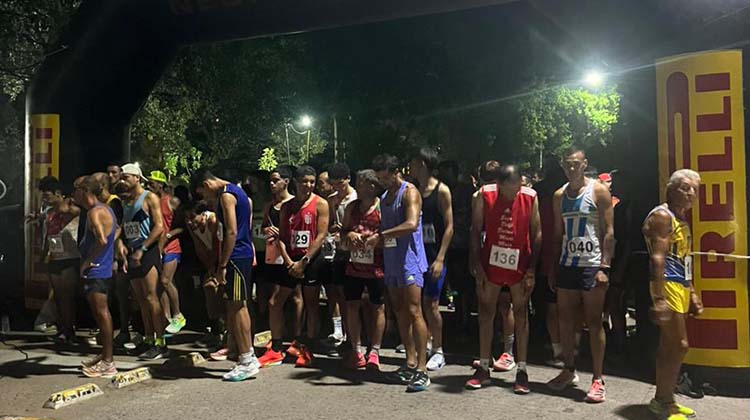 Gran convocatoria en la carrera nocturna solidaria de 5K