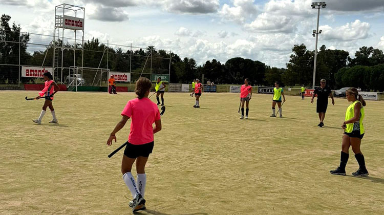 Entrenaron en 9 de Julio las pre selecciones de hockey