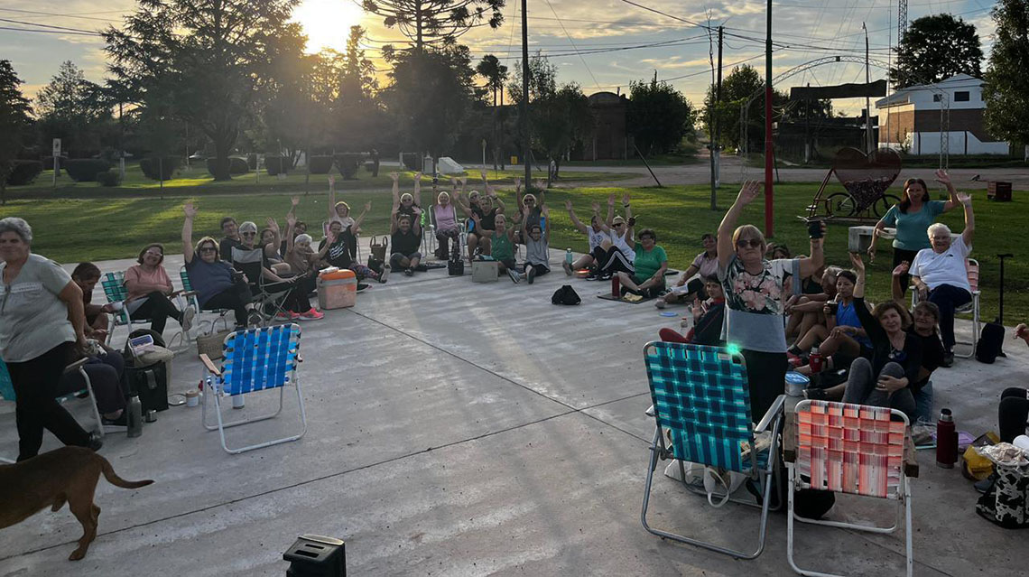 Encuentro de actividades aer&oacute;bicas en El Provincial