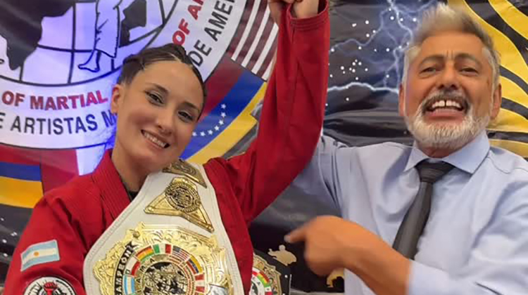 Pamela Gald&oacute;s se consagr&oacute; campeona mundial de Jiu-Jitsu