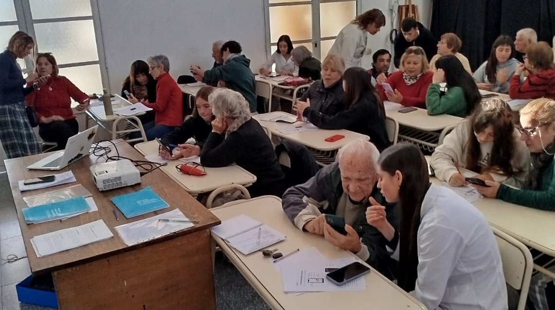Taller gratuito para que adultos mayores 