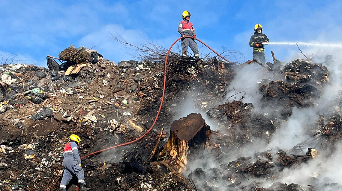 Incendio en el Basural Municipal 