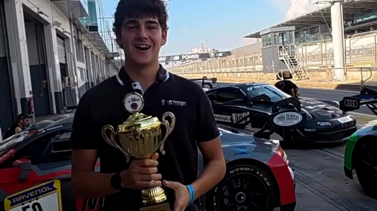 ​Santiago Baztarrica brill&oacute; en el "Infierno Verde" y se subi&oacute; al podio en N&uuml;rburgring