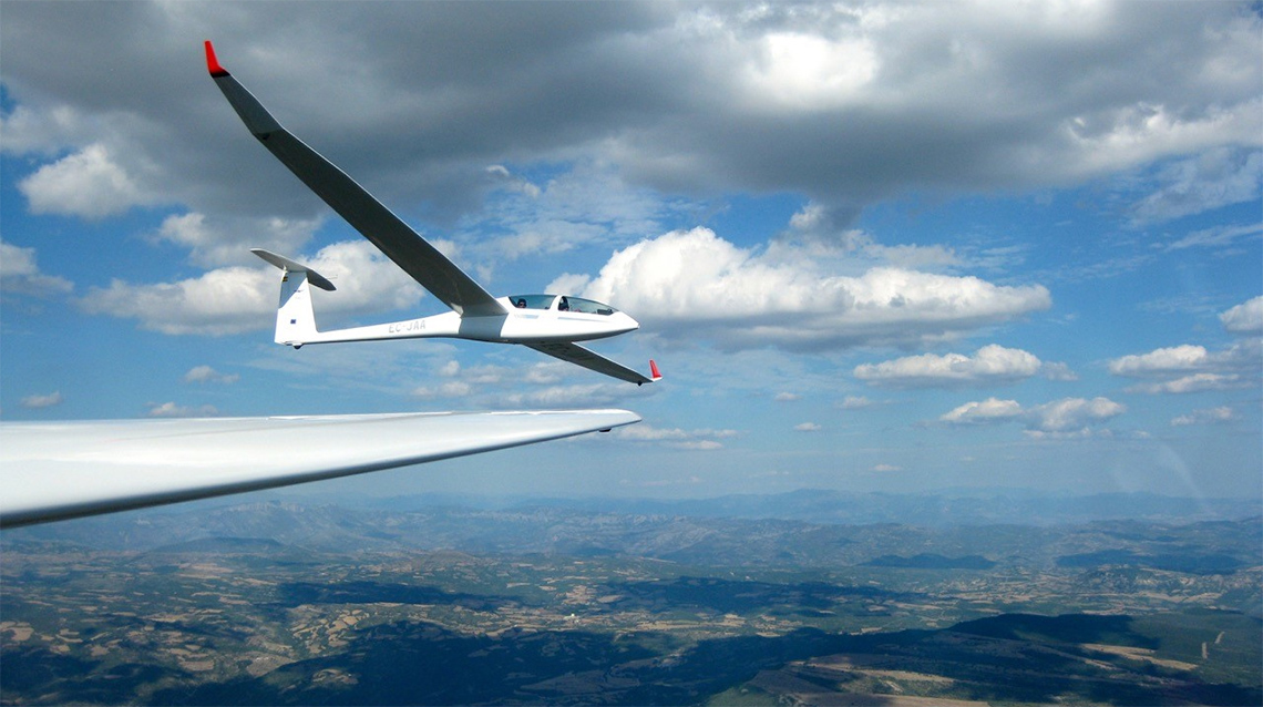 Jornada de vuelo a vela en el Aeroclub
