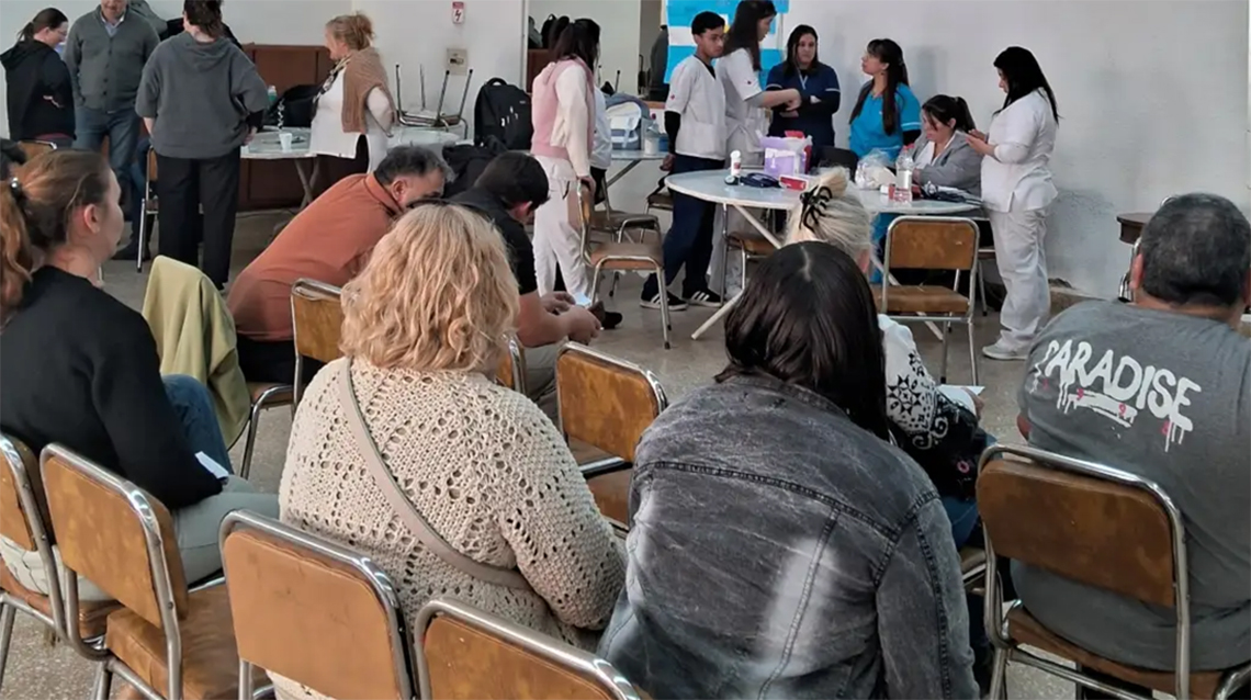 46 donantes se acercaron a la colecta de sangre