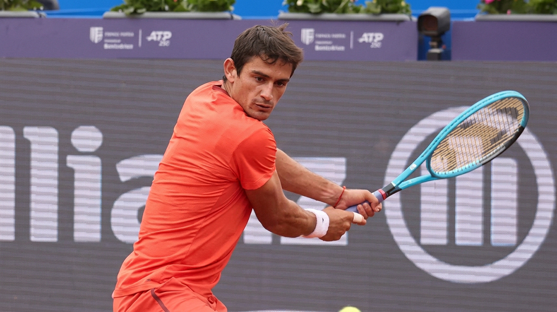 ​Navone compite en el ATP 250 de Winston-Salem en la antesala del US Open