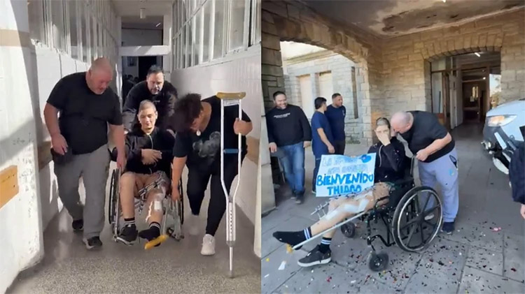 Thiago Vera recibi&oacute; el alta m&eacute;dica